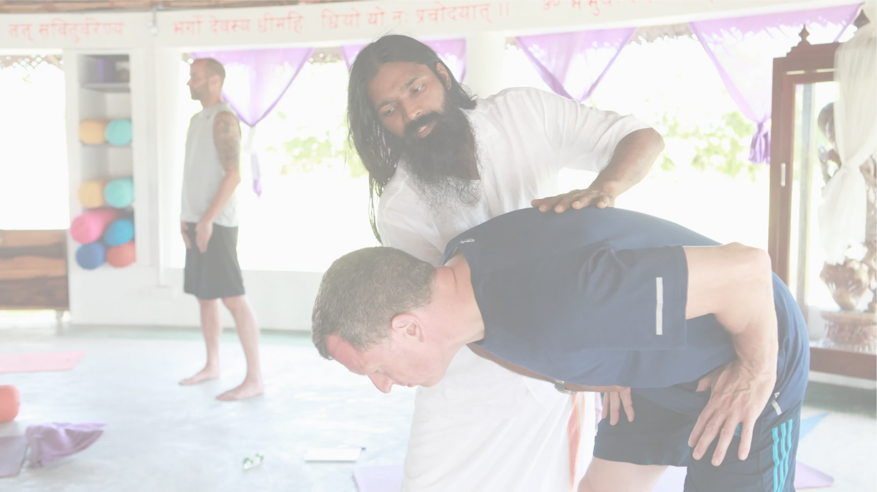 A peaceful moment in the Tatva yoga journey